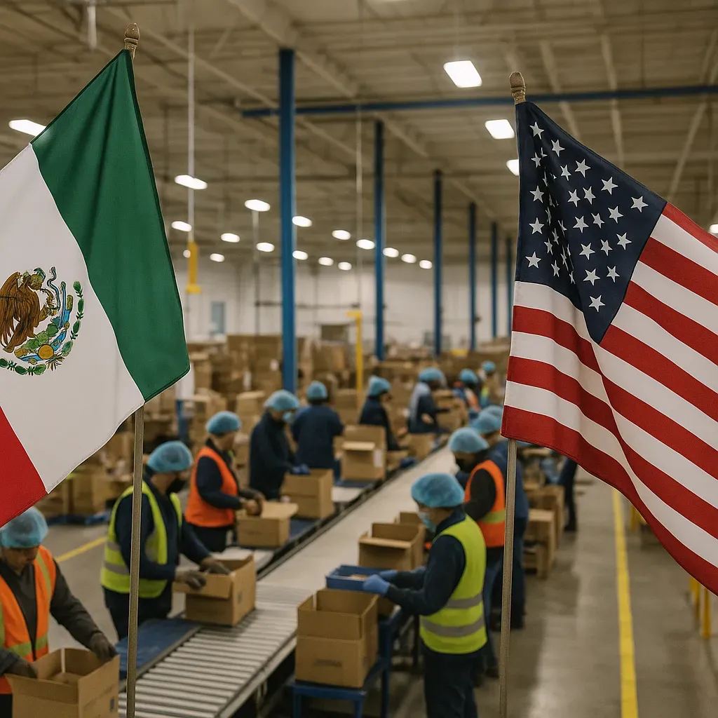 México amplió la colaboración productiva con EE. UU.