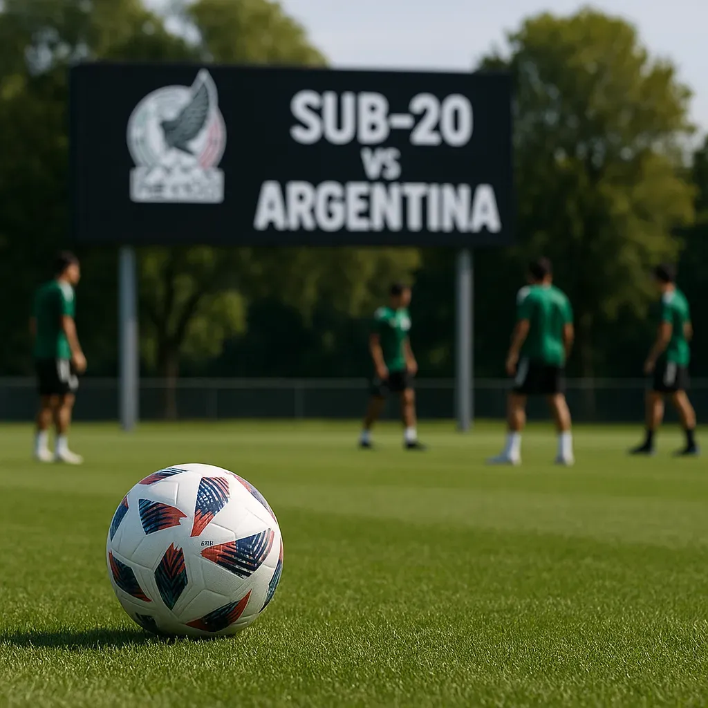 México Sub-20 enfrenta reto previo a Argentina