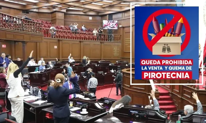 #Michoacán Prohíbe Pirotecnia en Celebraciones Religiosas