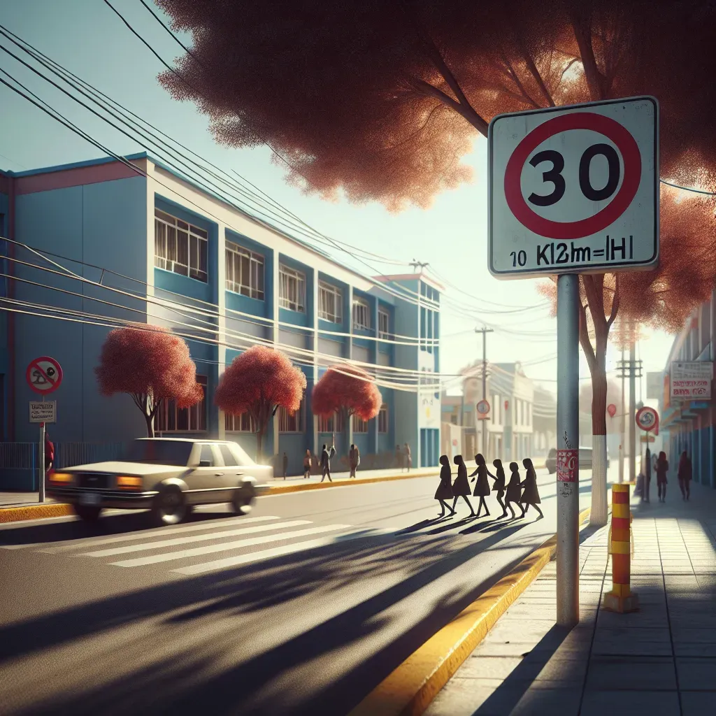Monterrey sancionará a quienes sobrepasen 30 km/h en escuelas