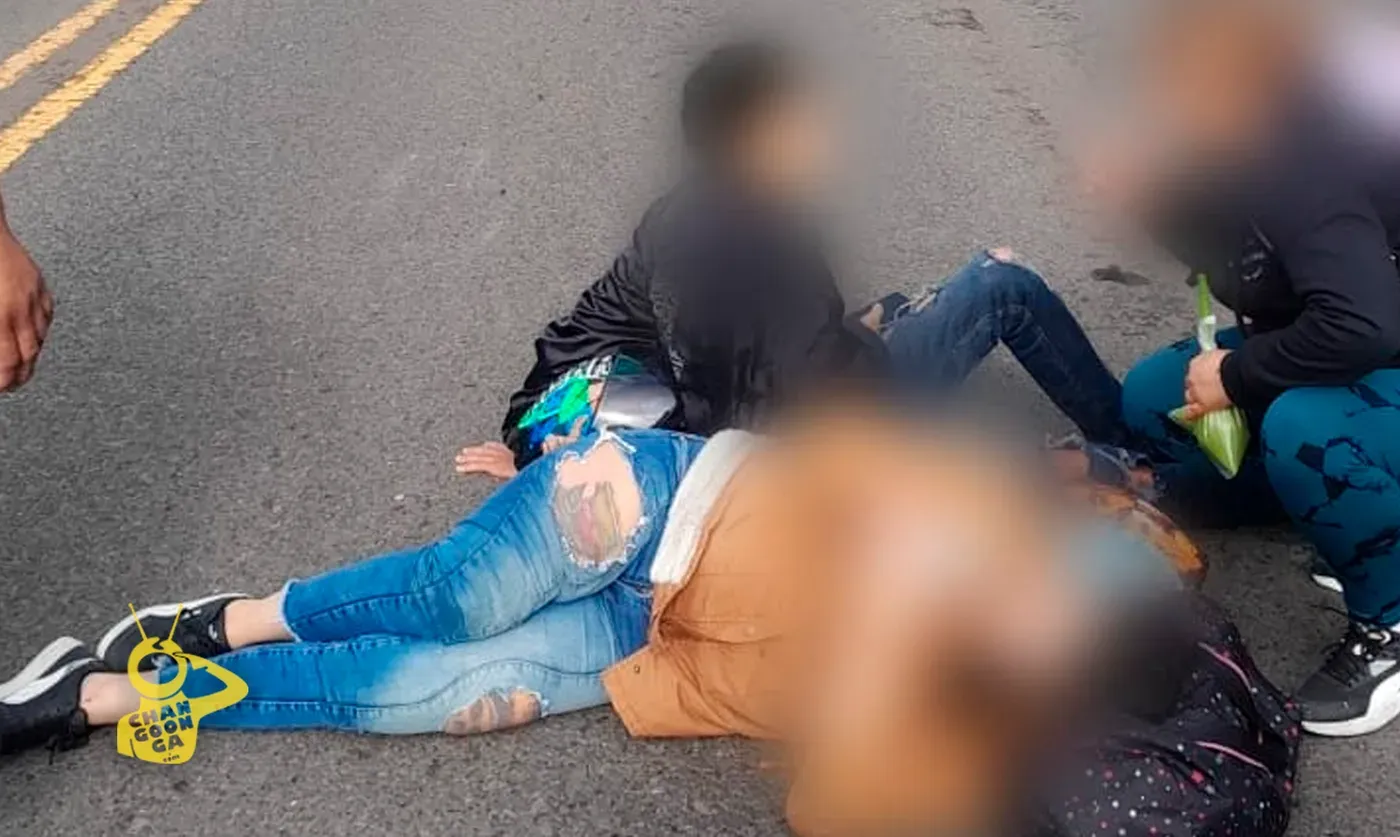 Morelia: Pareja sufre accidente en motocicleta