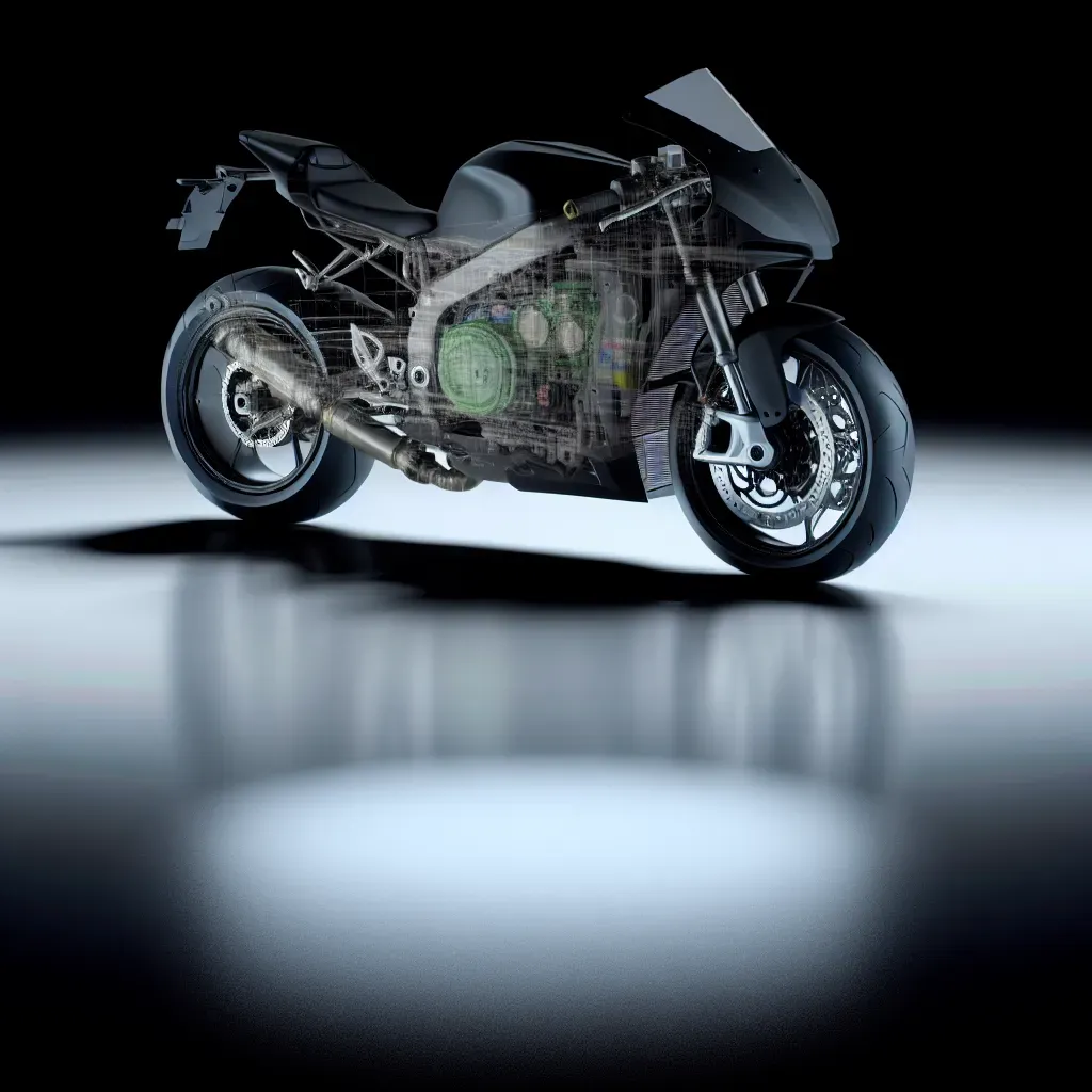 Motocicleta avanzada: tecnología y versatilidad.