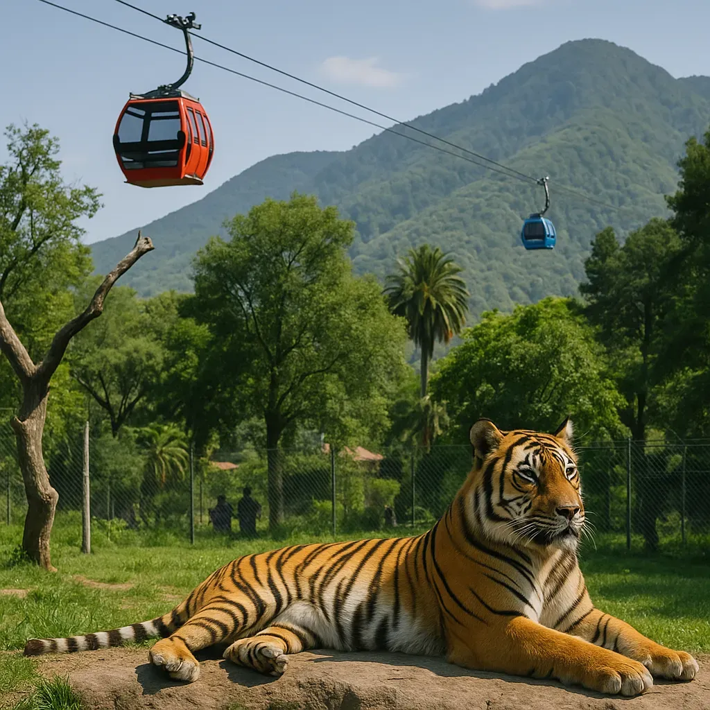 Naturaleza, teleférico y zoológico en pueblo mágico