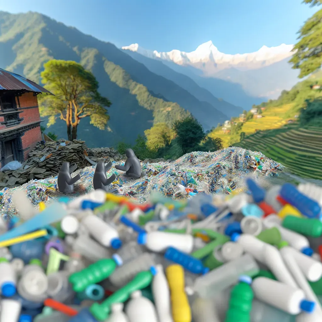 Nepal transforma residuos plásticos en sostenibilidad.