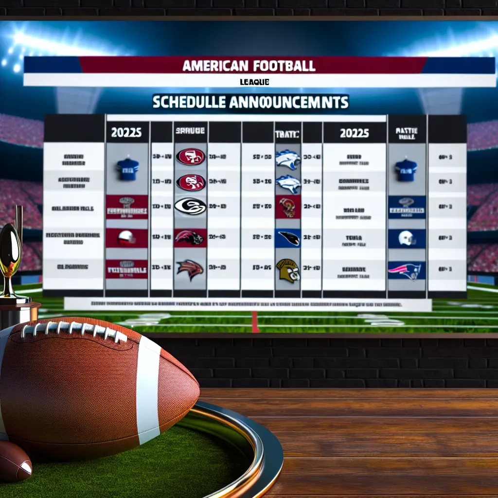 NFL presenta su cronograma 2025.