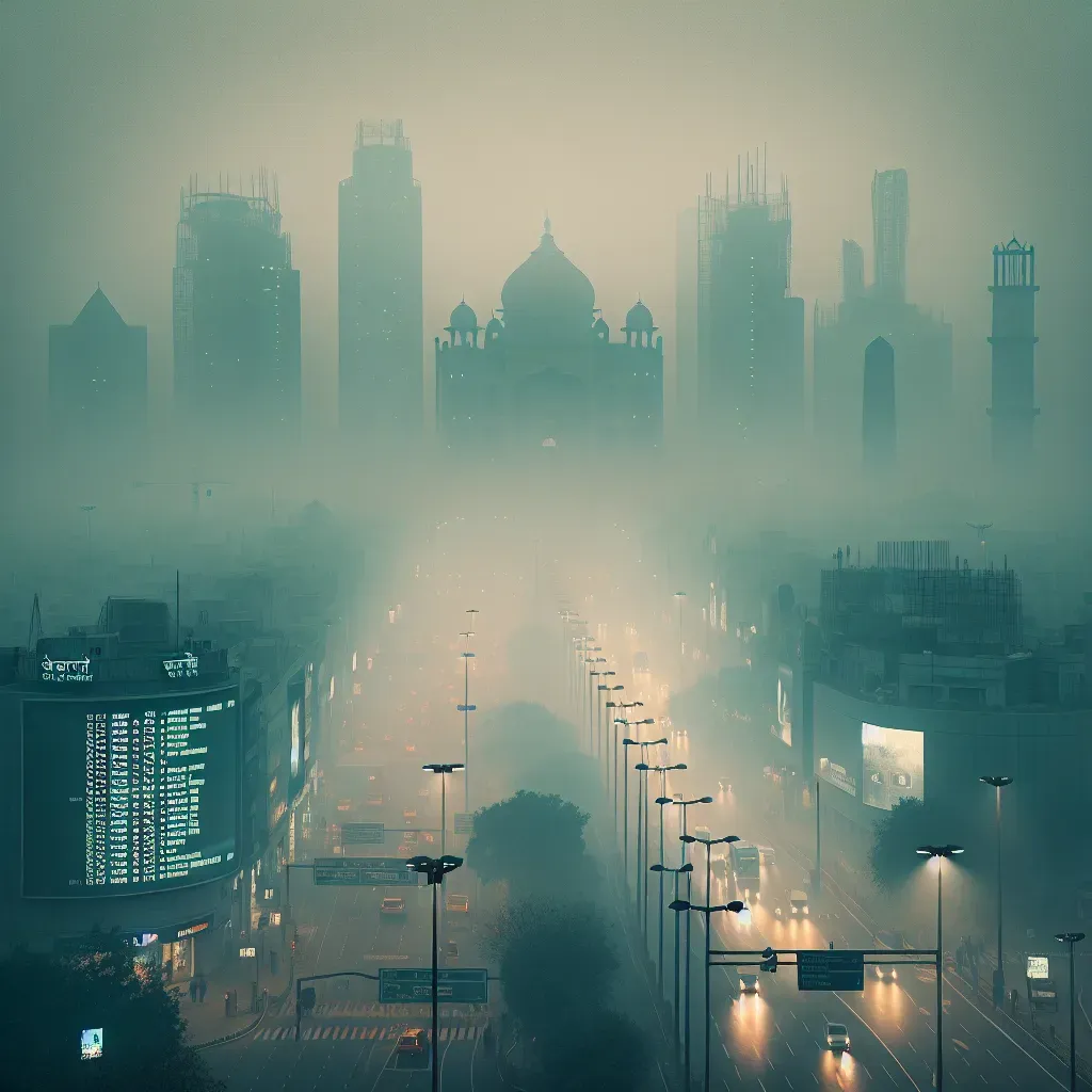 Niebla nociva cubre Nueva Delhi y perjudica vuelos