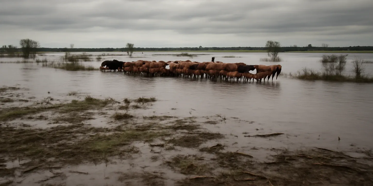 El Niño Godzilla inunda Corrientes y presiona el precio mundial de la carne