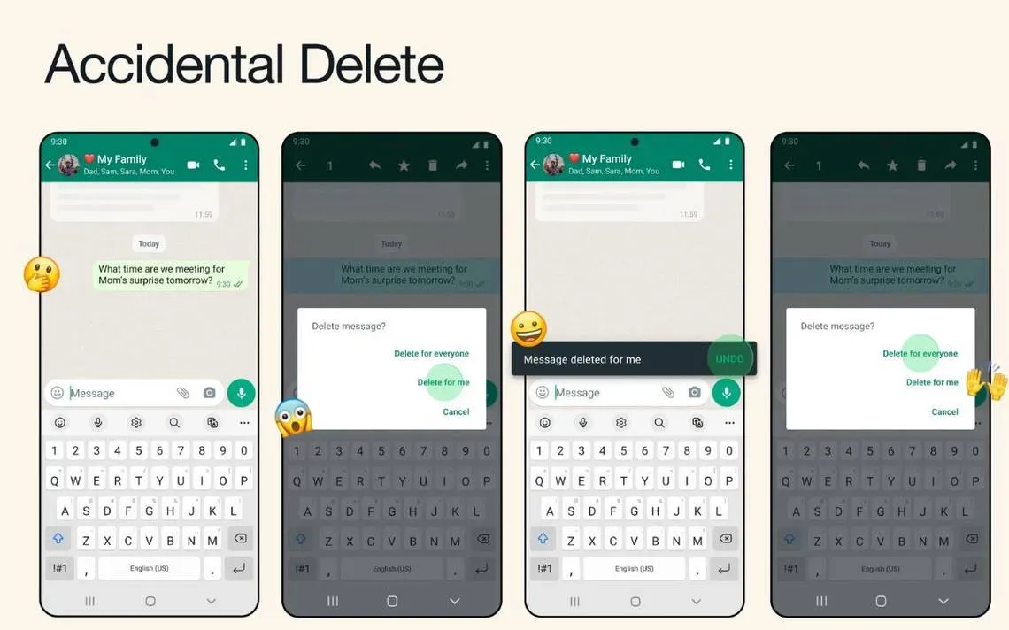 Nueva opción de WhatsApp para recuperar mensajes eliminados