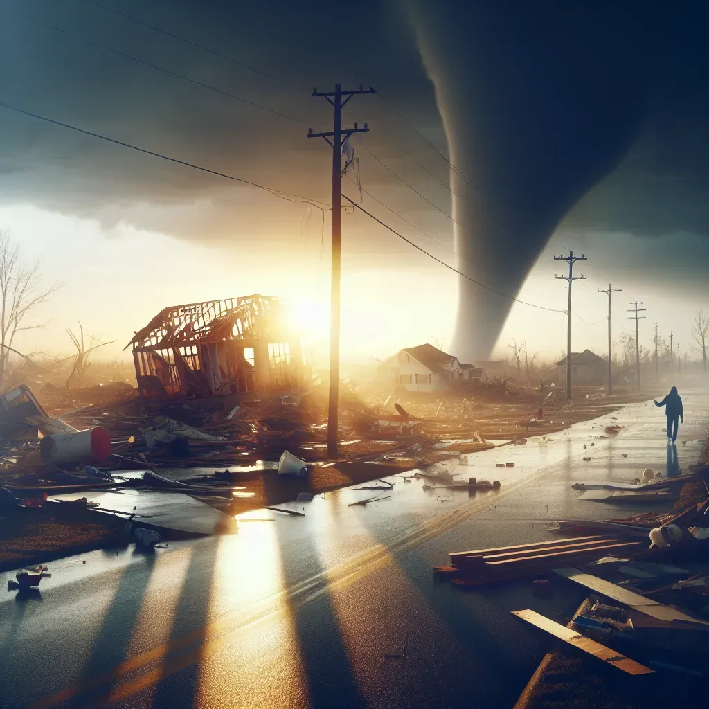 Ocho fatalidades por tornados en el centro.