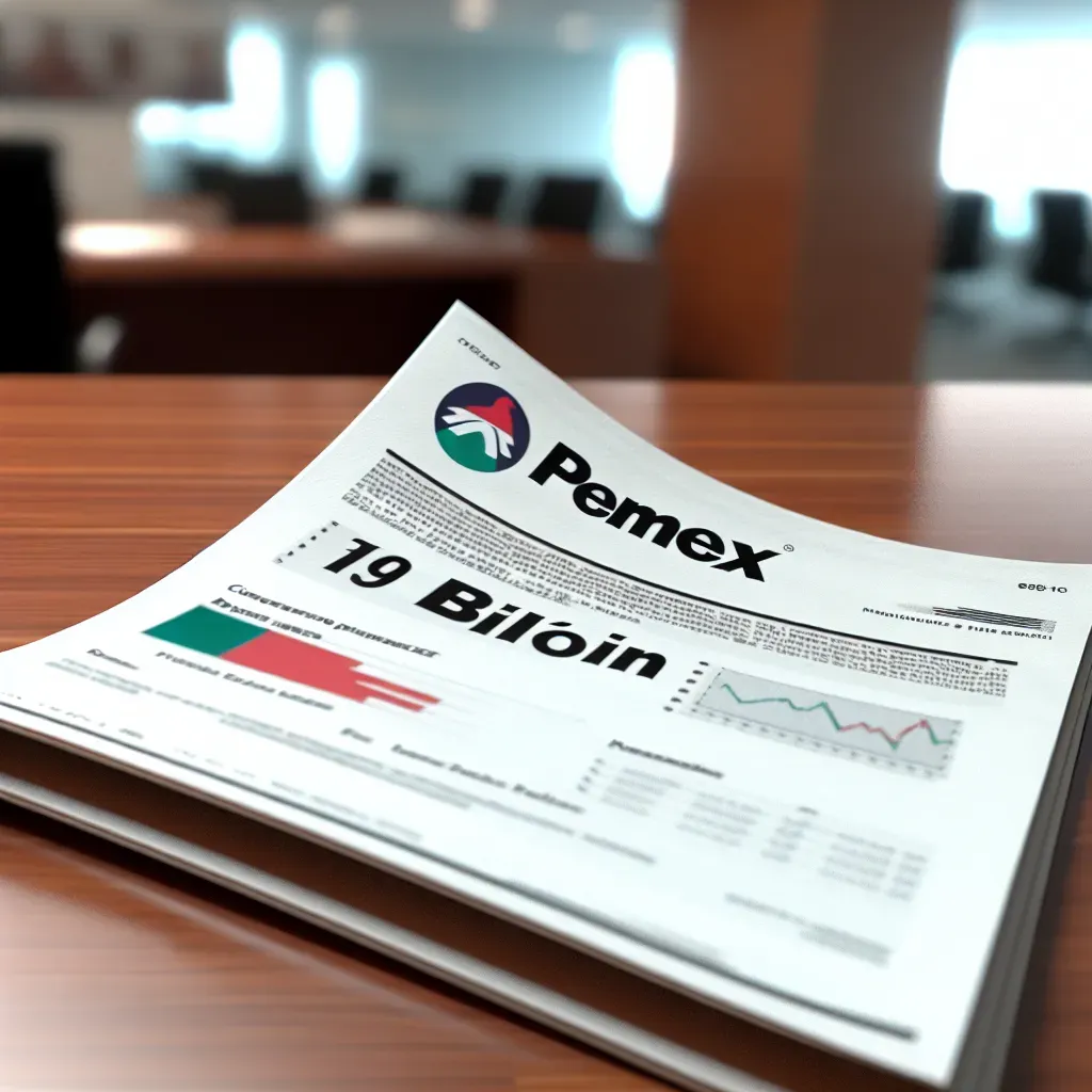 Pemex reporta déficit de 190 mil millones.