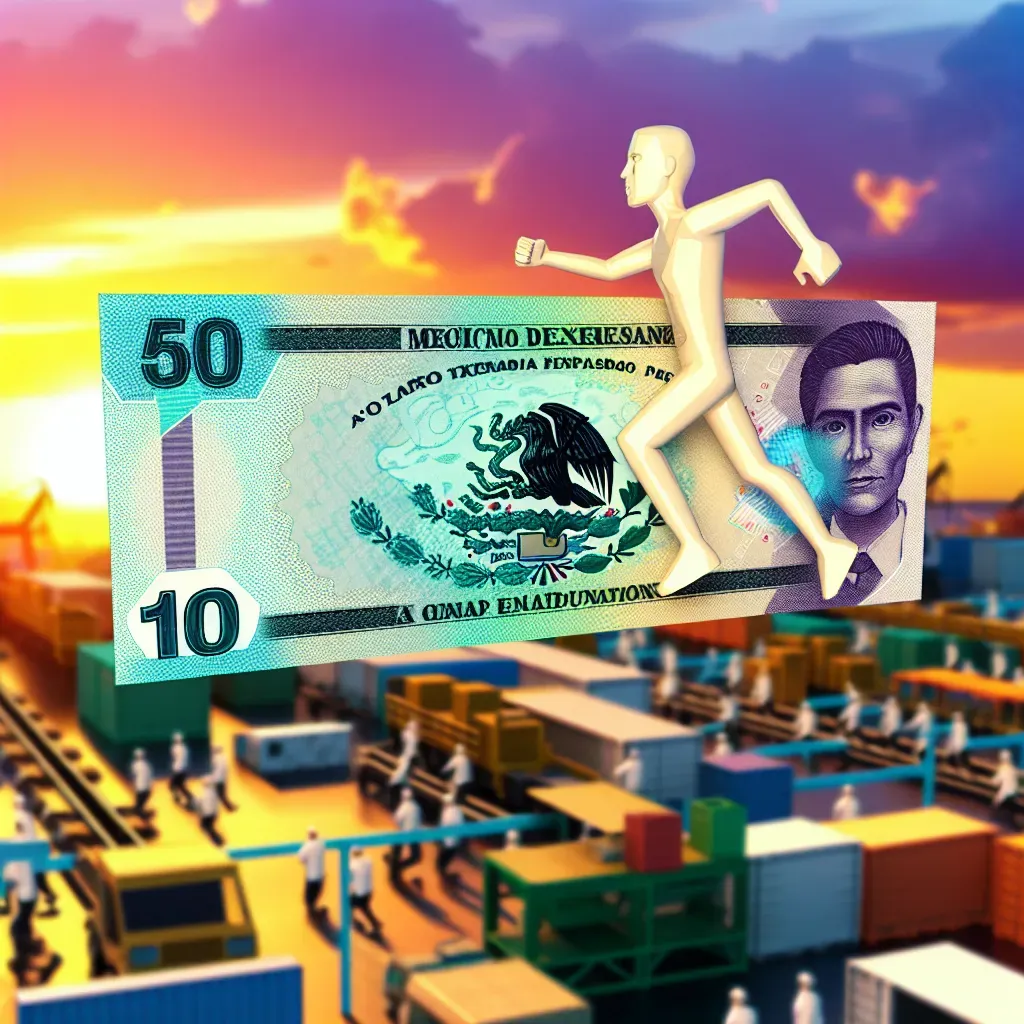 Peso mexicano avanza ante dólar por optimismo comercial.