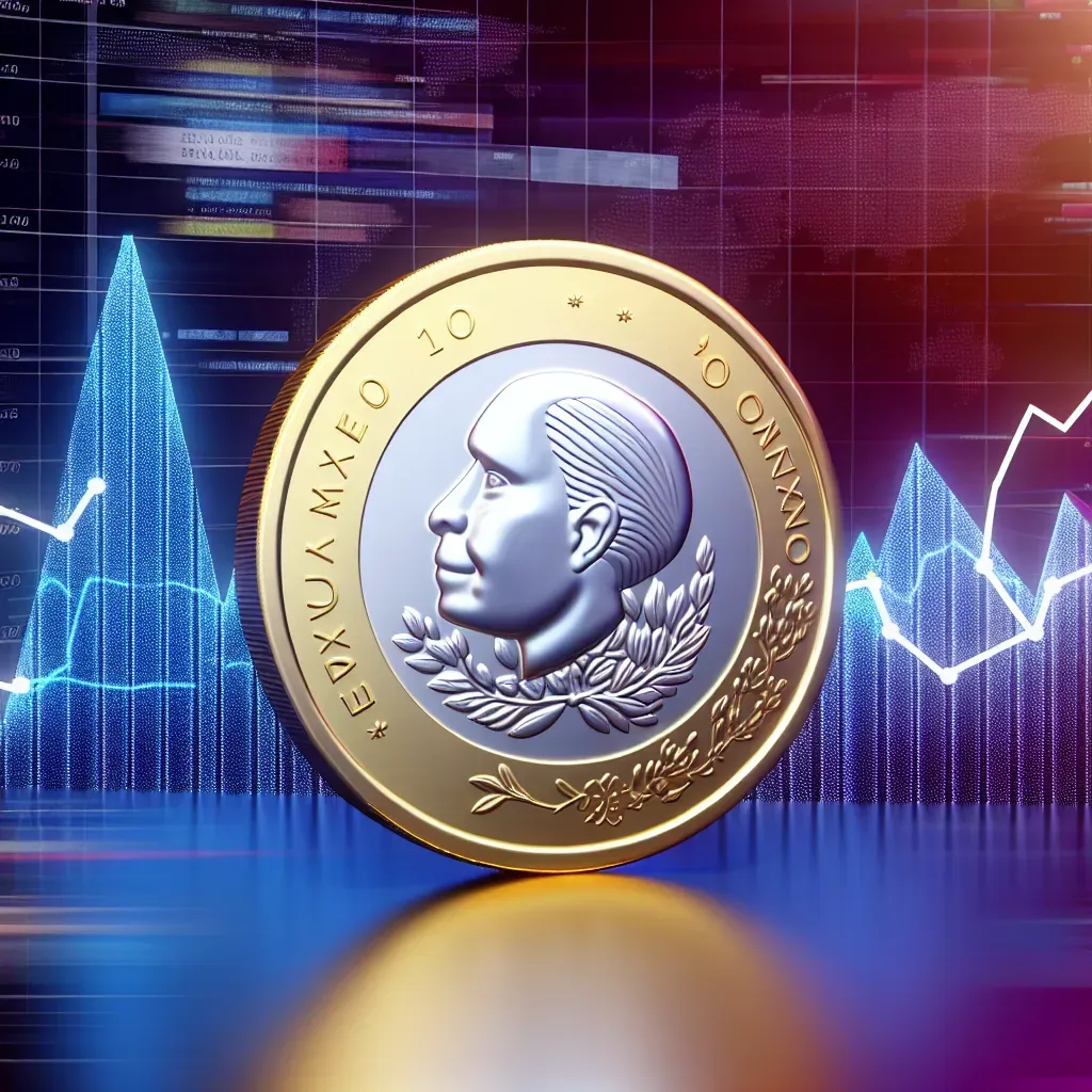 Peso mexicano se fortalece tras datos económicos.