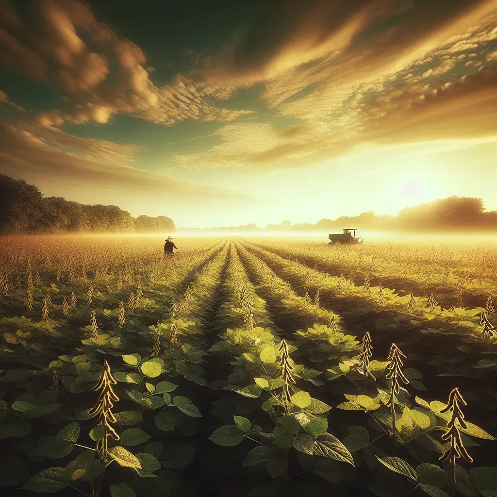 Precio de la soya alcanza récord desde junio 2024.