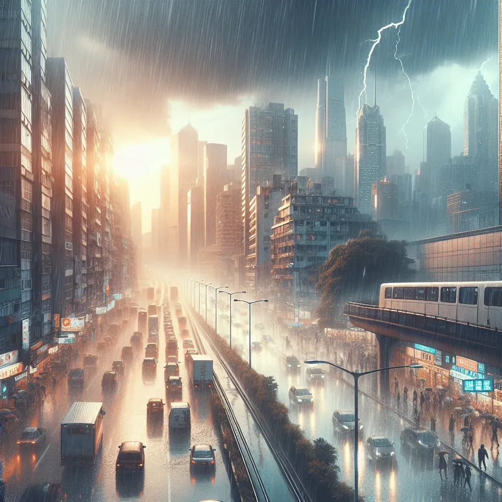 Precipitaciones, granizo y calor en CDMX