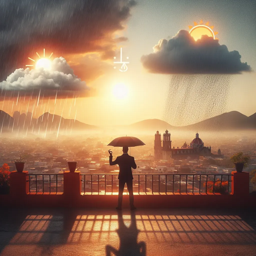 Pronóstico en México: lluvias y calor