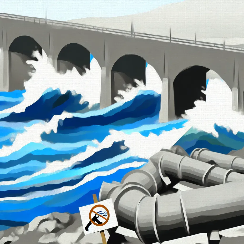 Proyectos de agua y tensión con Trump