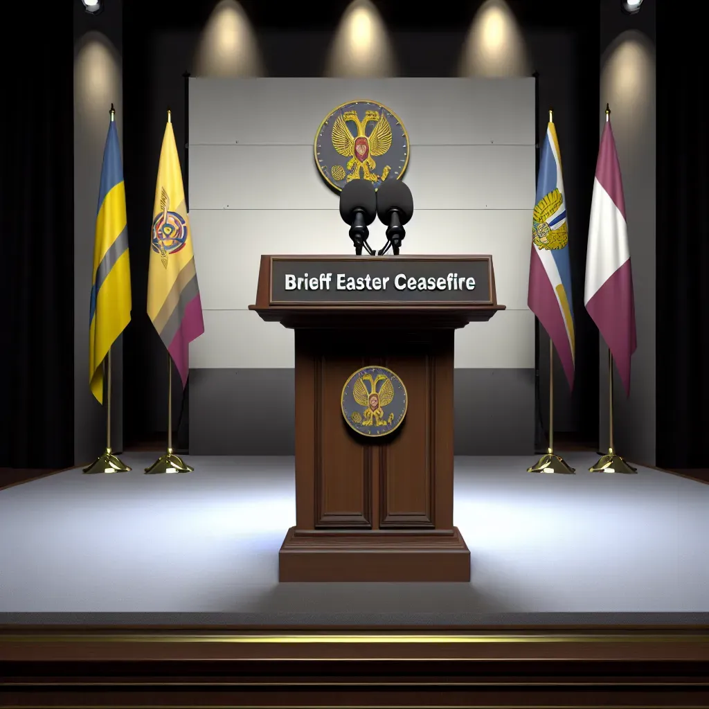 Putin anuncia breve "alto al fuego" pascual.