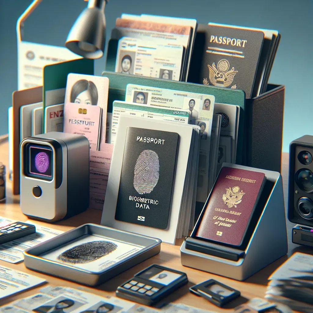 ¿Qué documentos requieren datos biométricos?