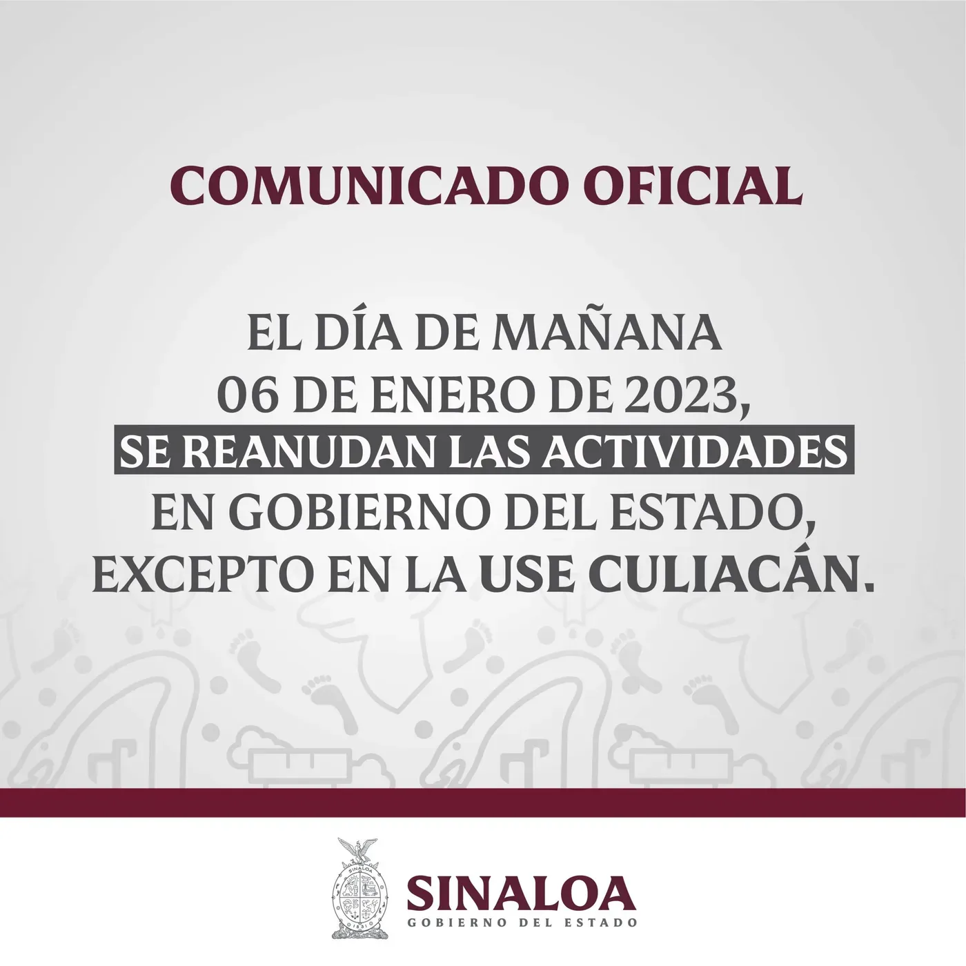 Reanudan actividades en Culiacán, luego de la violencia registrada por grupos delictivos