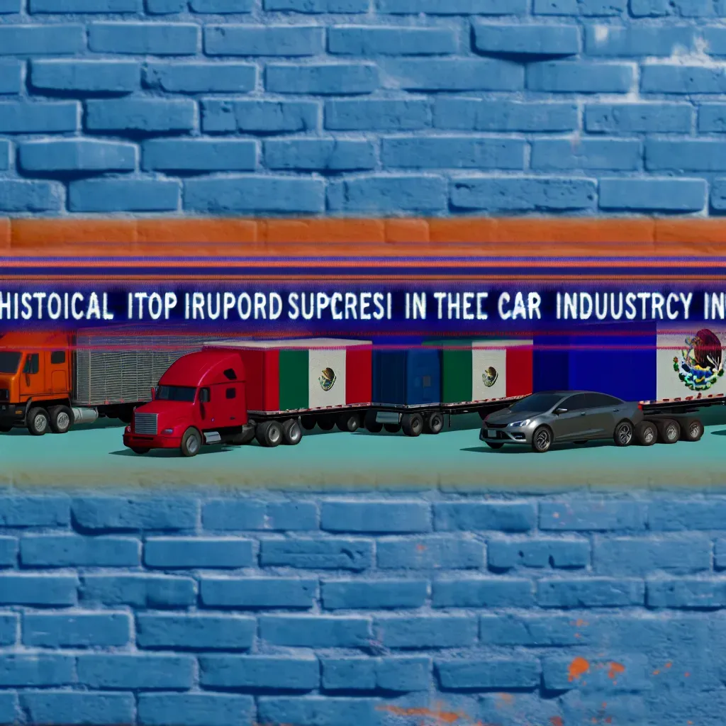 Récord histórico en superávit automotor México-EU