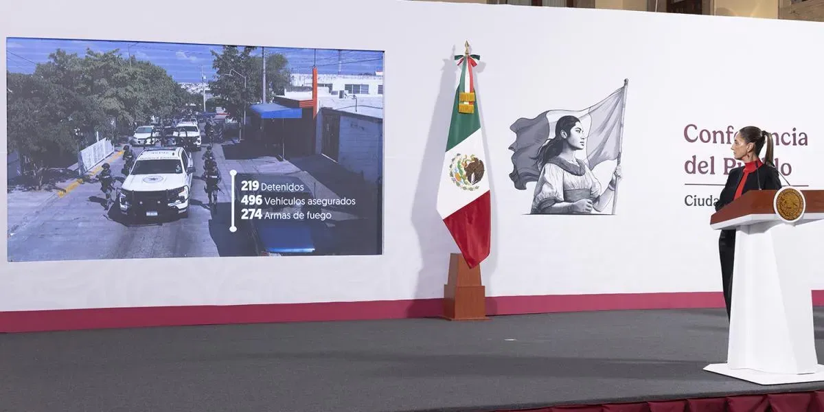 Reducción del 16.3% en homicidios durante mandataria