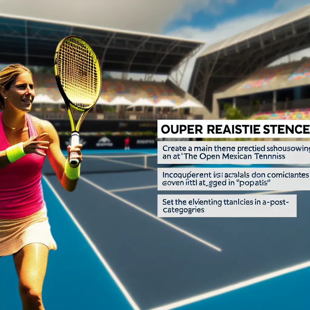 Resiliencia continua en Abierto Mexicano de Tenis