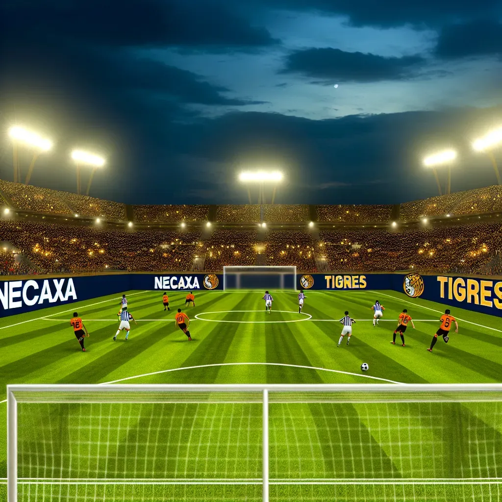 Resumen del encuentro: Necaxa frente a Tigres.