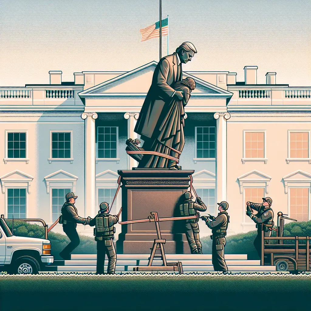 Retiran busto de Lutyens en residencia presidencial