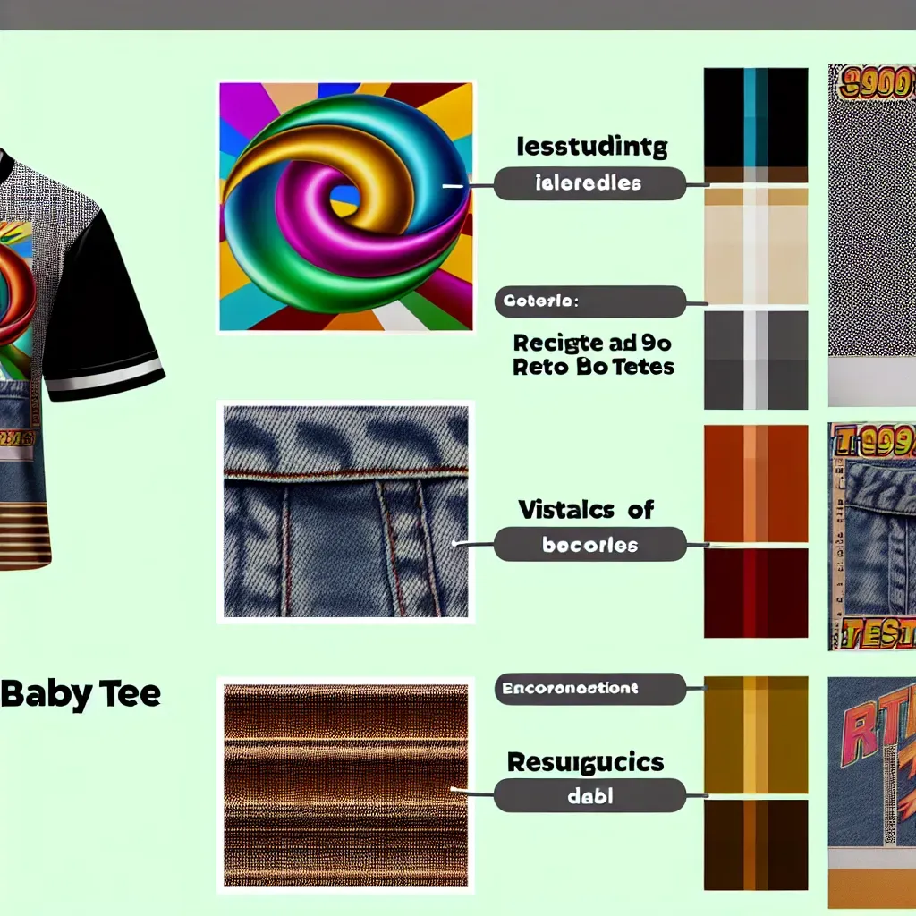 Retro baby tee de los 90, ¡vuelve!