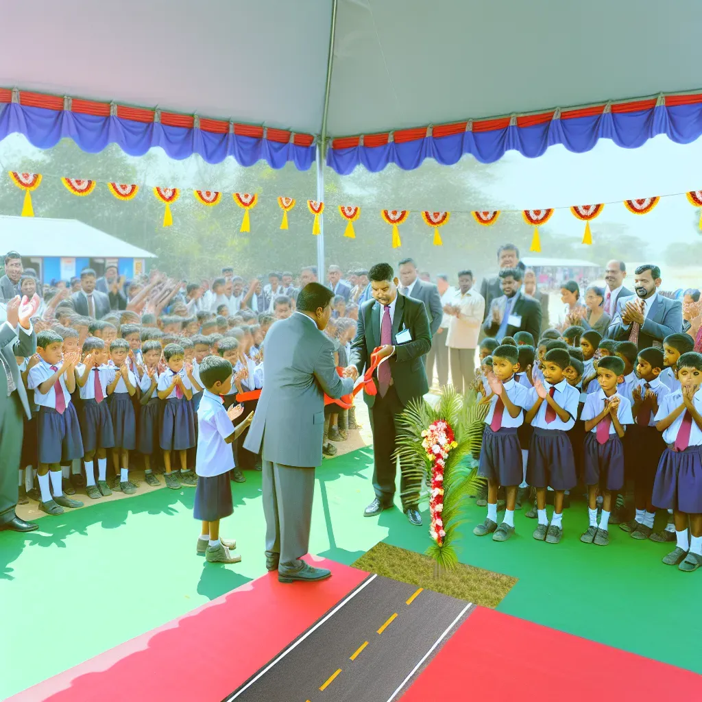 Rocha inaugura ruta vial en primaria STASE