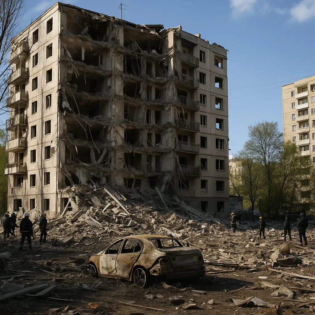 Rusia causa al menos 18 muertos en Kiev