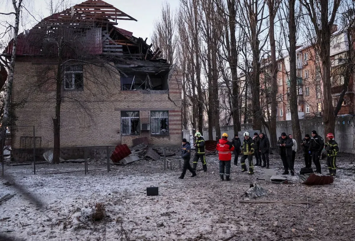 Rusia ataca a Kiev con decenas de drones