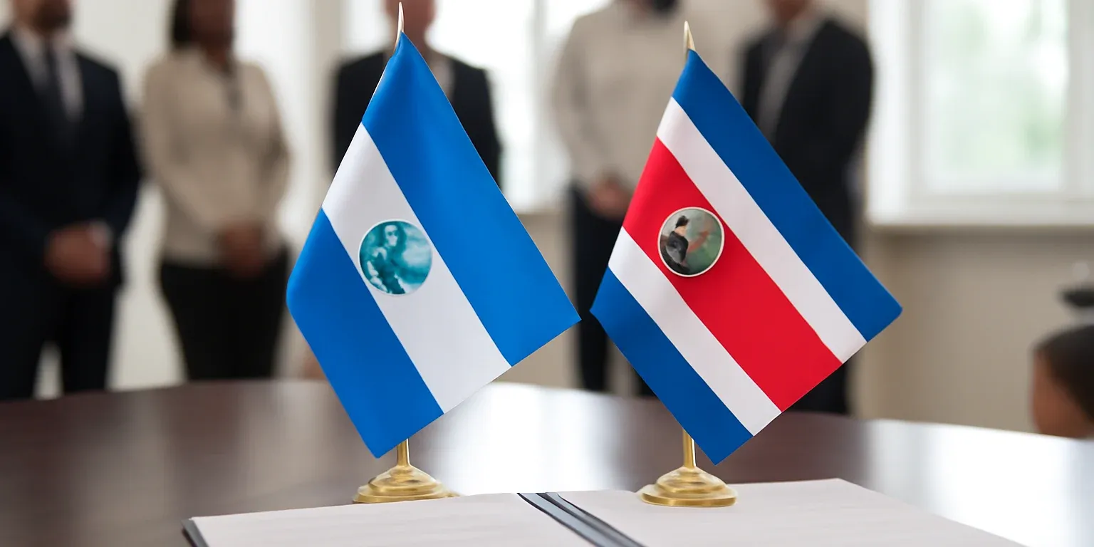 El Salvador y Costa Rica firman acuerdo contra el crimen transnacional