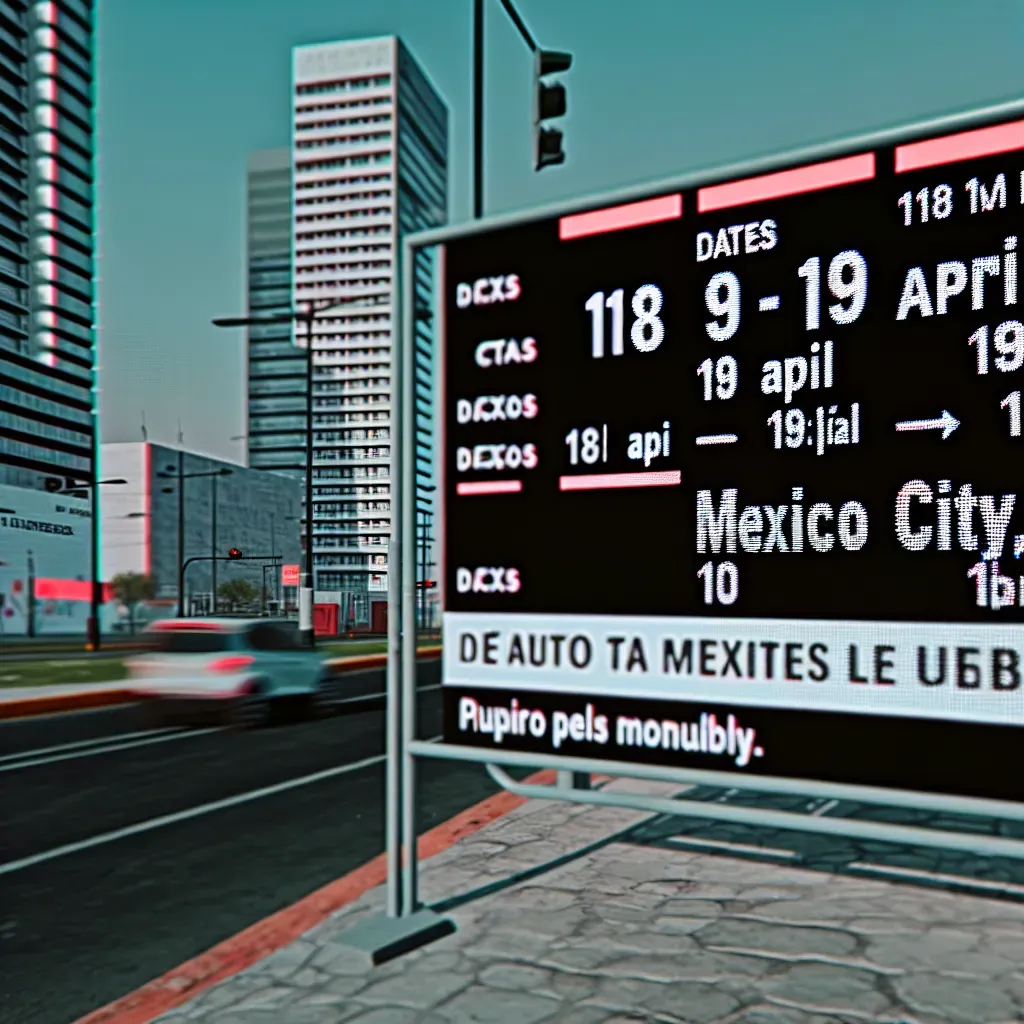 Horarios de movilidad en CDMX: 18 y 19 abril