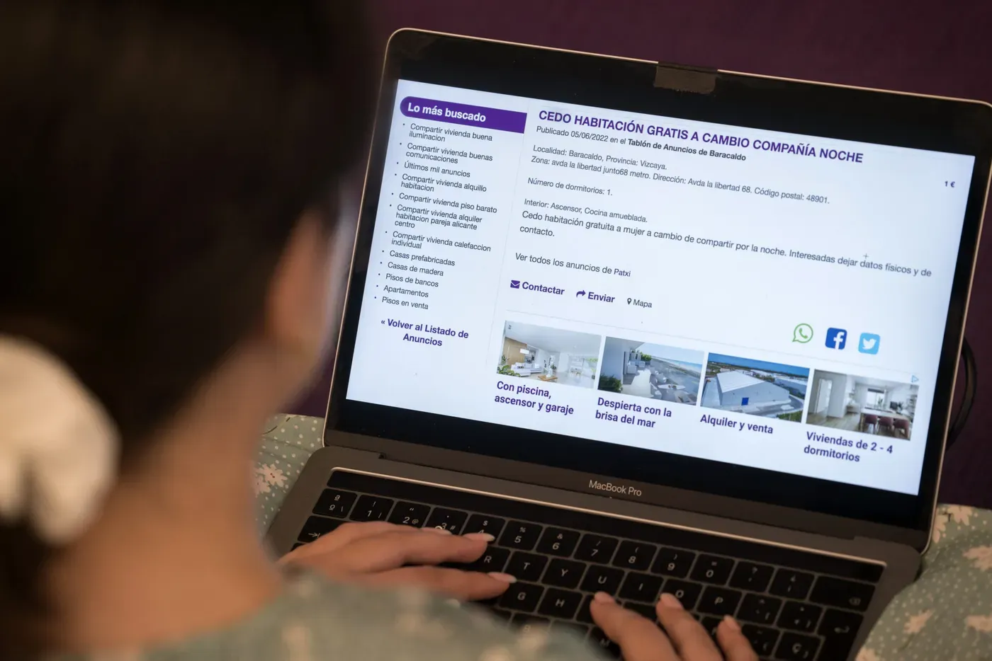 Se incrementan la promoción de renta de habitaciones a cambio de sexo en internet