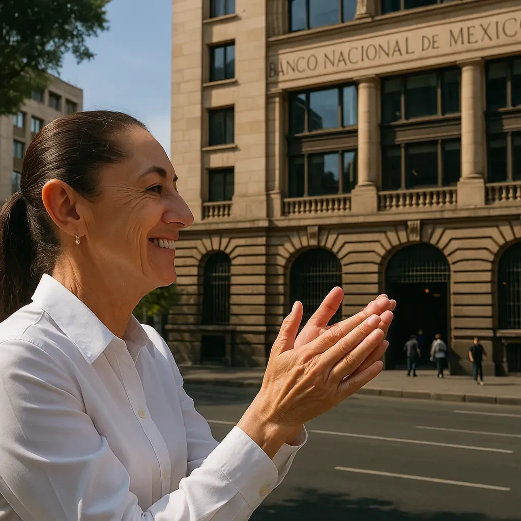 Sheinbaum aplaude regreso de Banamex a mexicanos.