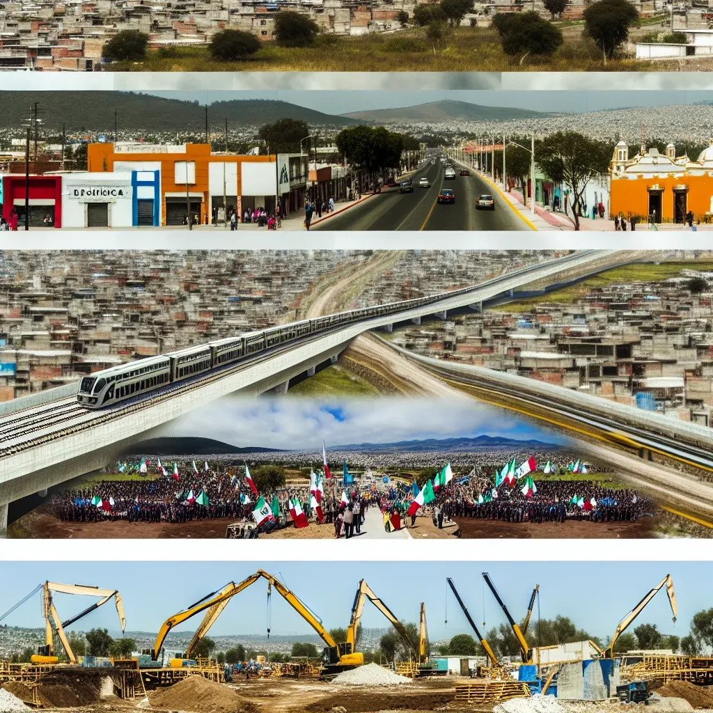 Sheinbaum inaugura construcción del Tren México-Pachuca.