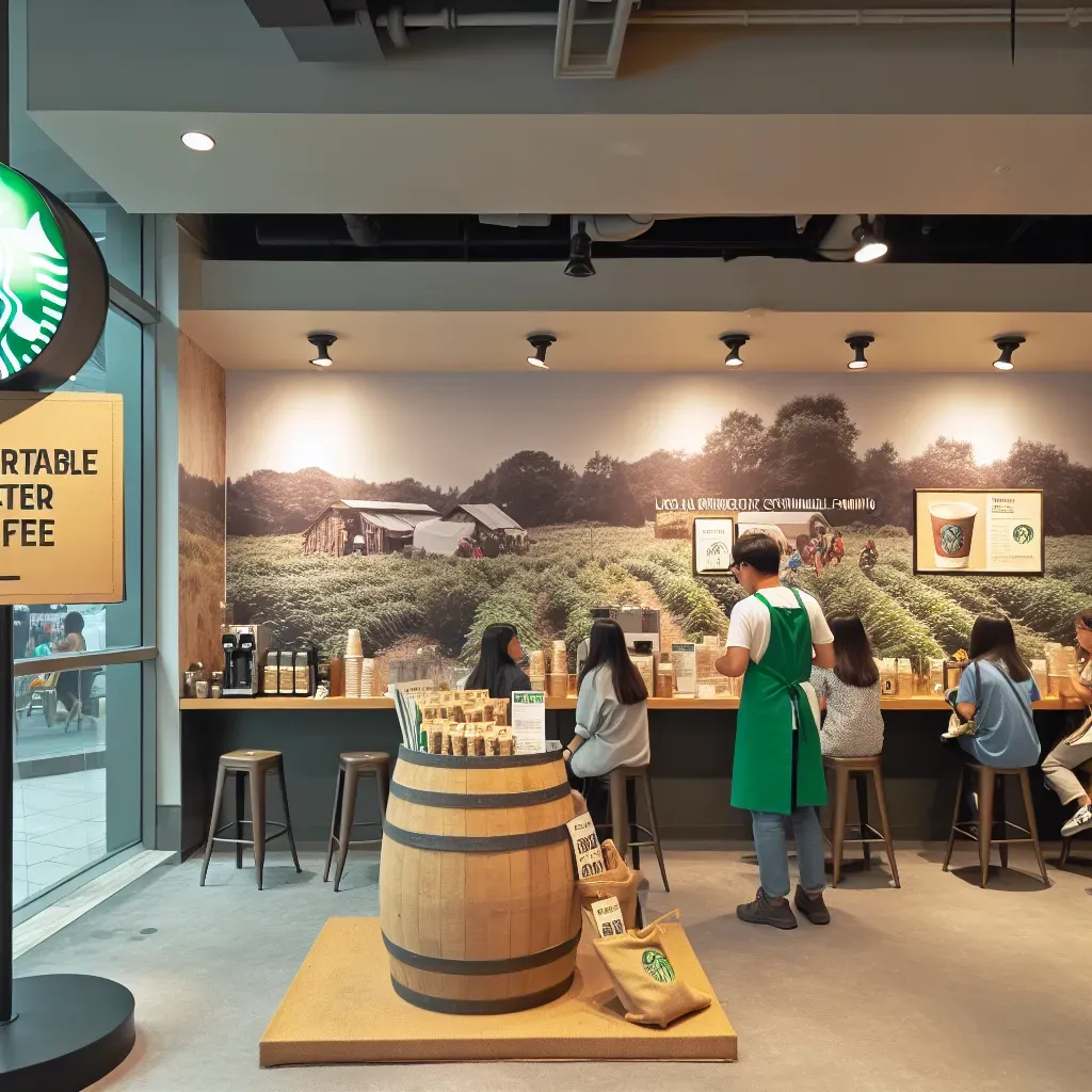 Starbucks impulsa café 100% local.