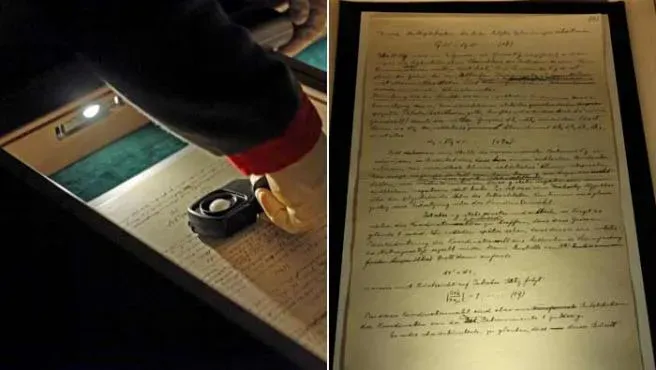 Subastan manuscrito de Einstein sobre la Teoría de la relatividad general