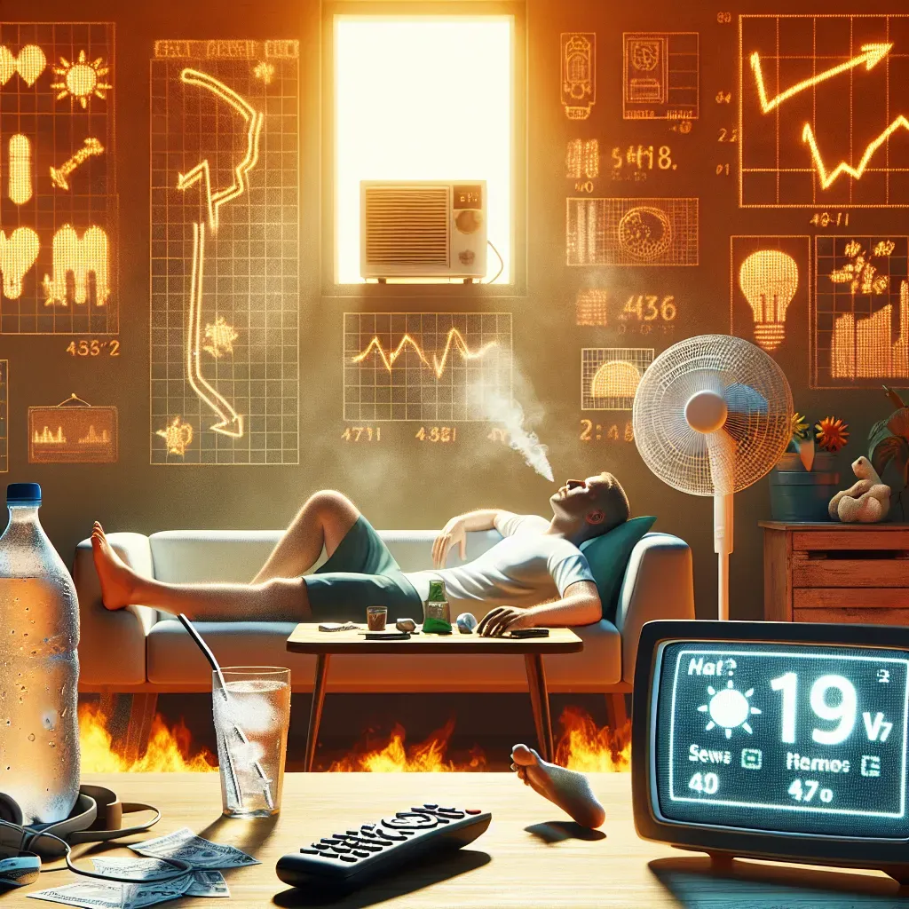 Temperaturas altas y sedentarismo: problemas circulatorios.