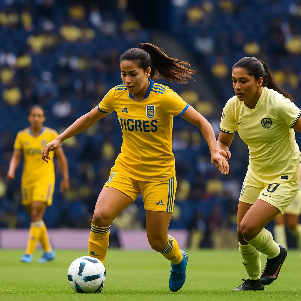 Tigres Femenil derrota a América de visitante.