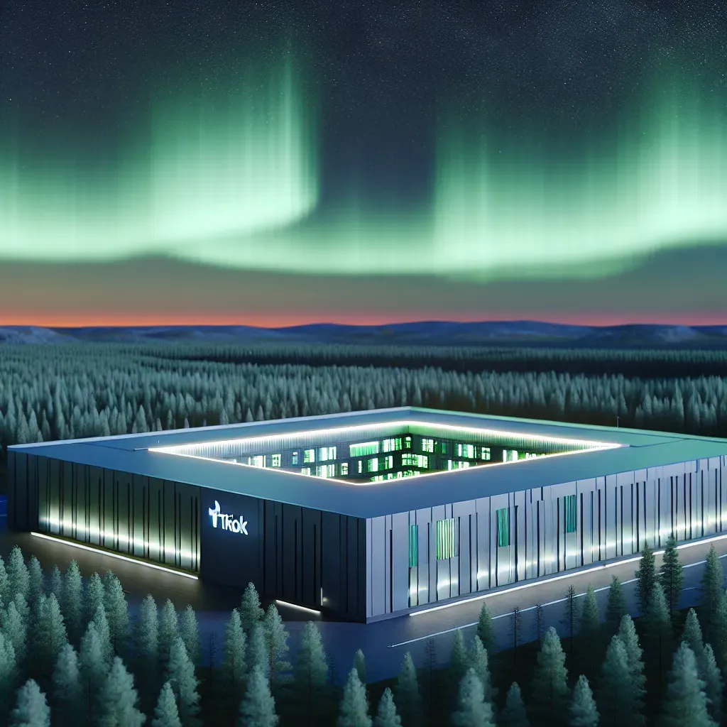 TikTok anuncia nuevo centro de datos en Finlandia.