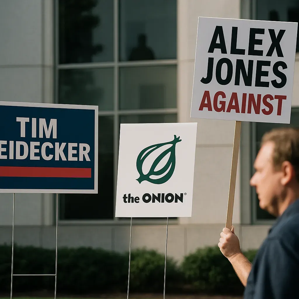 Tim Heidecker y The Onion contra Alex Jones