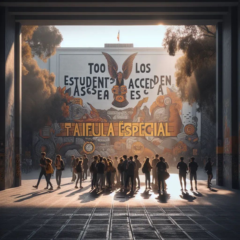 Todos los estudiantes acceden a tarifa especial.