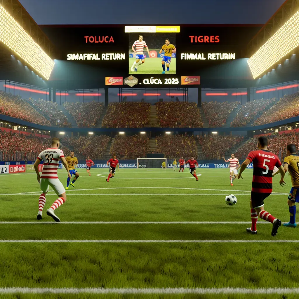 Toluca vs Tigres: Semifinal Regreso, Cl. 2025
