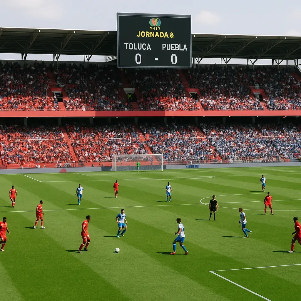 Toluca y Puebla: Partido en Vivo Jornada 8