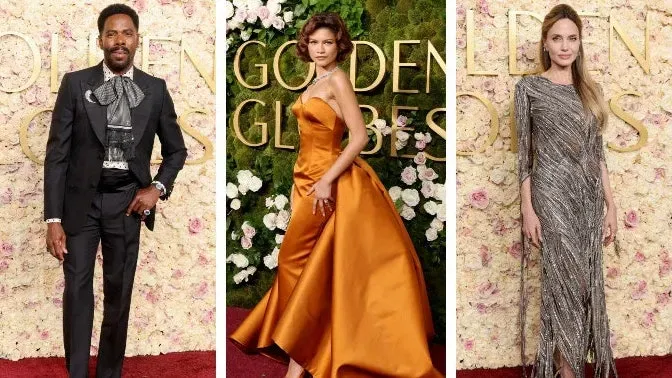 Top atuendos en la alfombra roja Golden Globes 2025