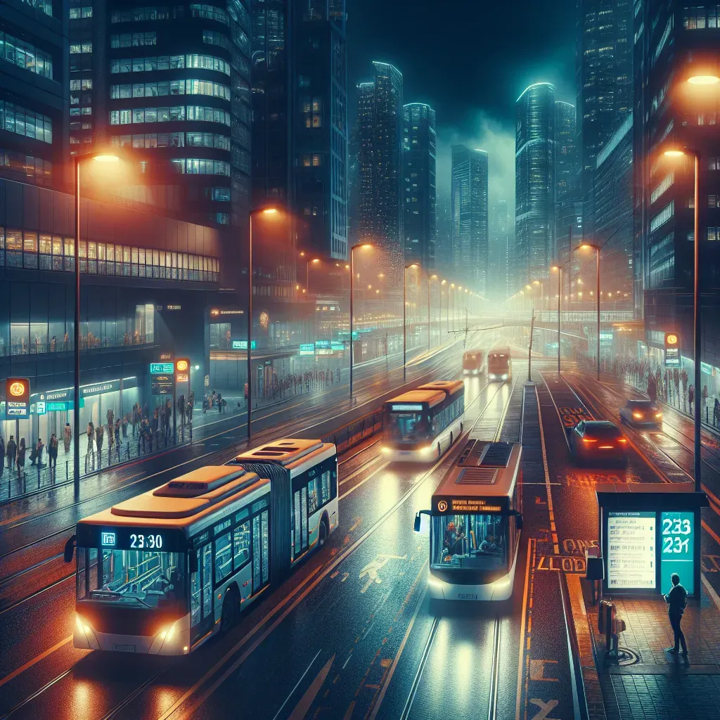 Transporte Extiende Horario Hasta las 23:00