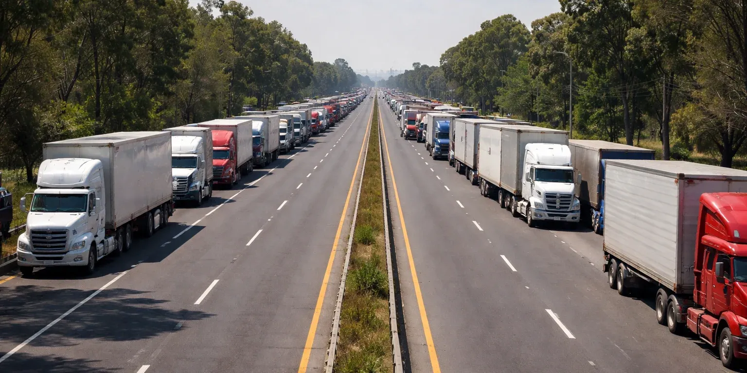 Transportistas levantan bloqueos tras paro nacional; Segob mantiene diálogo abierto