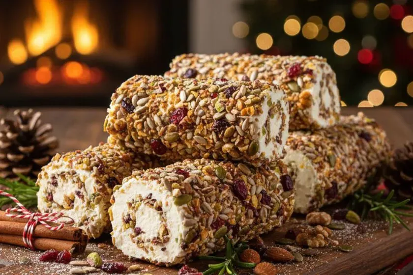 Tres bocados de queso navideños económicos